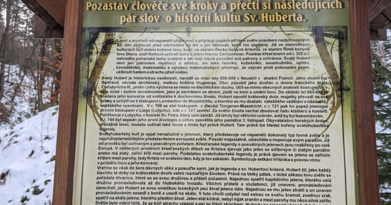 Hubertův kříž Hubertův kříž