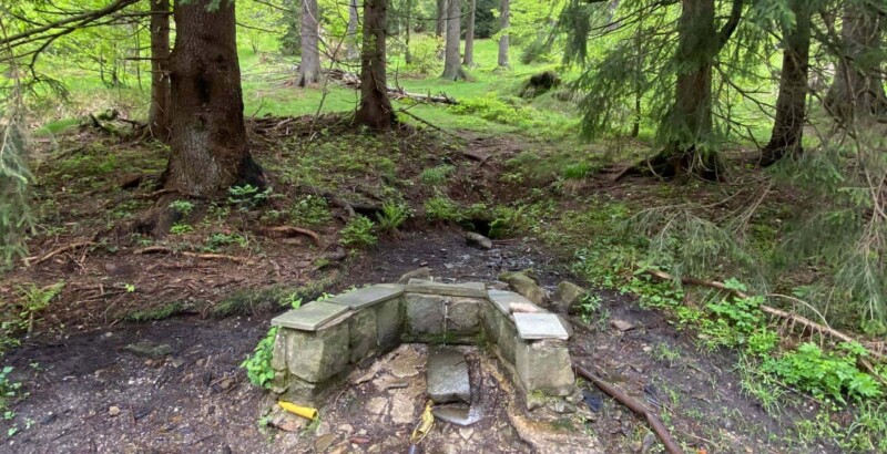 Studánka Bílý kříž Studánka Bílý kříž