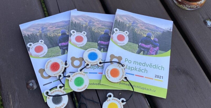 Po medvědích tlapkách - odměna za razítka Po medvědích tlapkách - odměna za razítka