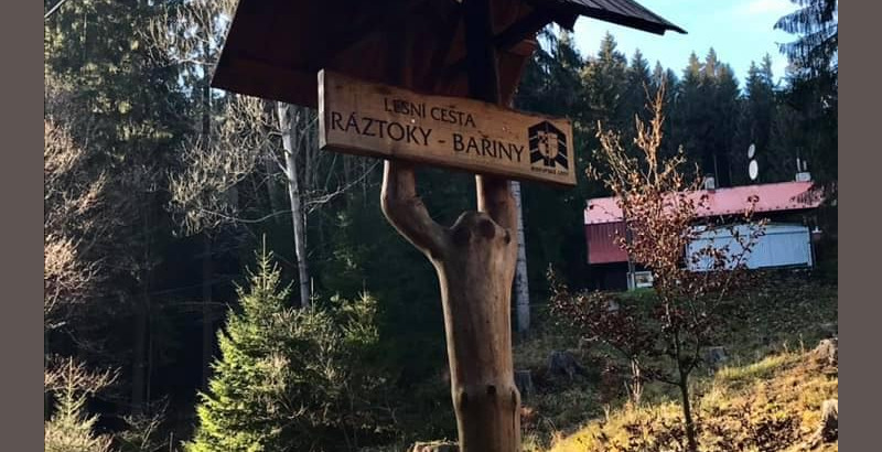Lesní cesta - Ráztoky - Bařiny Lesní cesta - Ráztoky - Bařiny