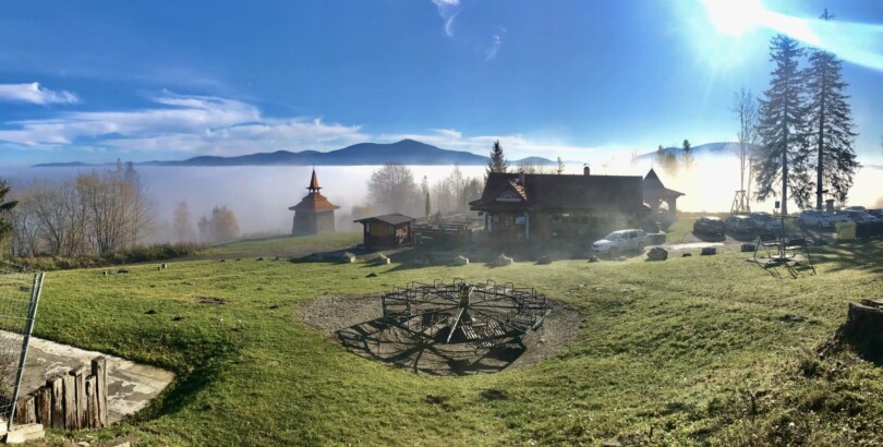 Roubenka Ondřejníček - podzimní inverze Roubenka Ondřejníček - podzimní inverze