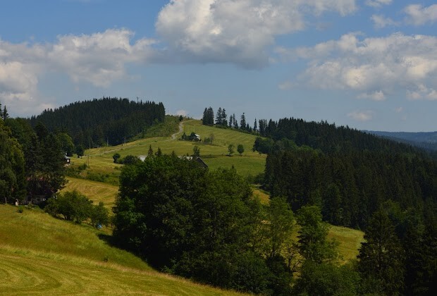 Výhledy cestou na Bílý Kříž