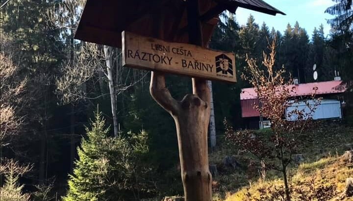Lesní cesta - Ráztoky - Bařiny